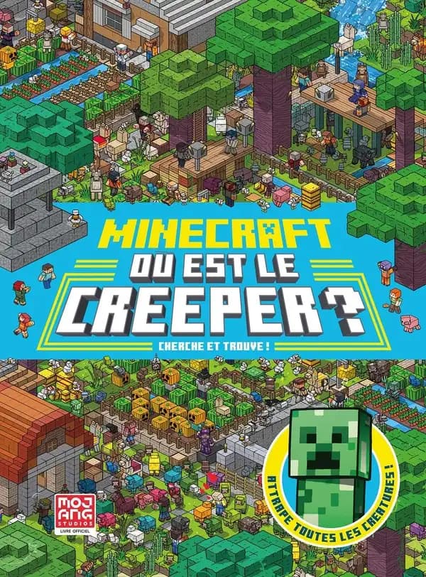 Minecraft, où est le creeper ? : cherche et trouve !