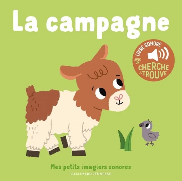 La campagne : livre sonore avec un cherche & trouve