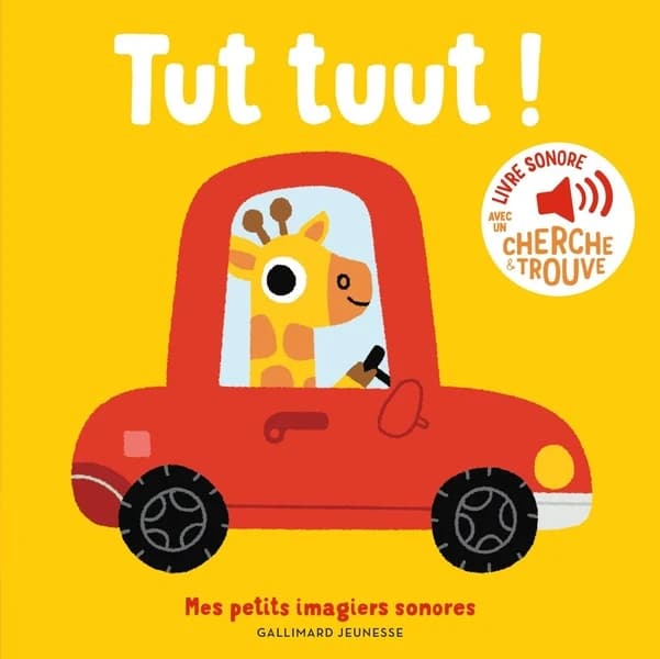 Tut tuut ! : livre sonore avec un cherche & trouve