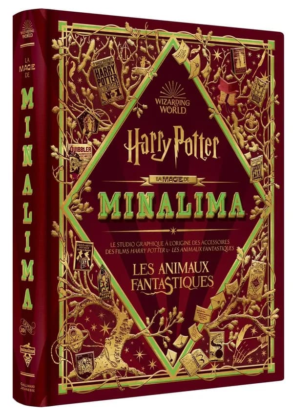 La magie de MinaLima : le studio graphique à l'origine des accessoires des films "Harry Potter" & "Les animaux fantastiques" : l'histoire de Miraphora Mina et Eduardo Lima
