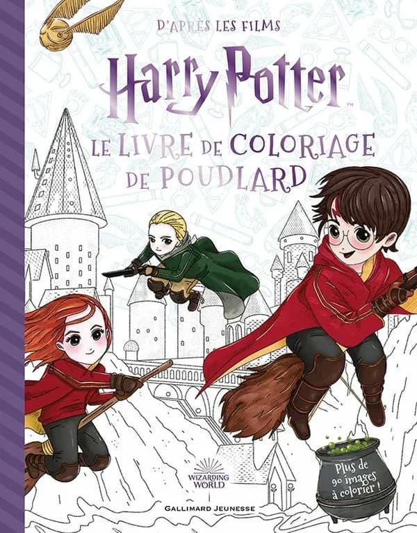 Harry Potter : le livre de coloriage de Poudlard