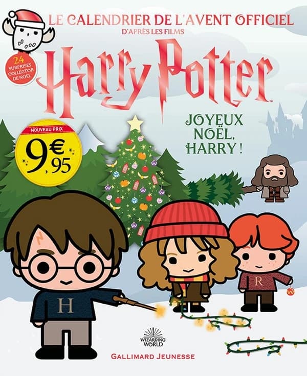 Joyeux Noël, Harry ! : le calendrier de l'Avent officiel d'après les films "Harry Potter" : 24 surprises collector de Noël
