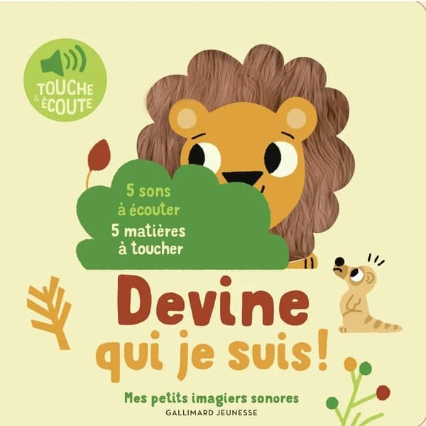 Devine qui je suis ! 5 sons à écouter, 5 matières à toucher