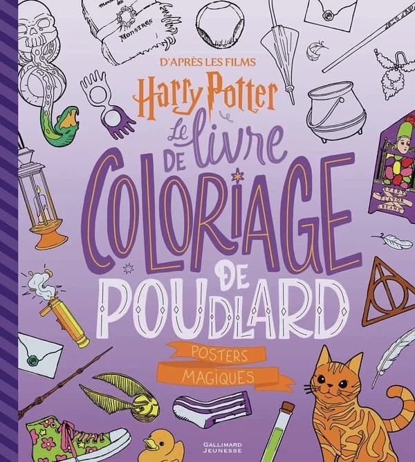 Le livre de coloriages de Poudlard : Posters magiques