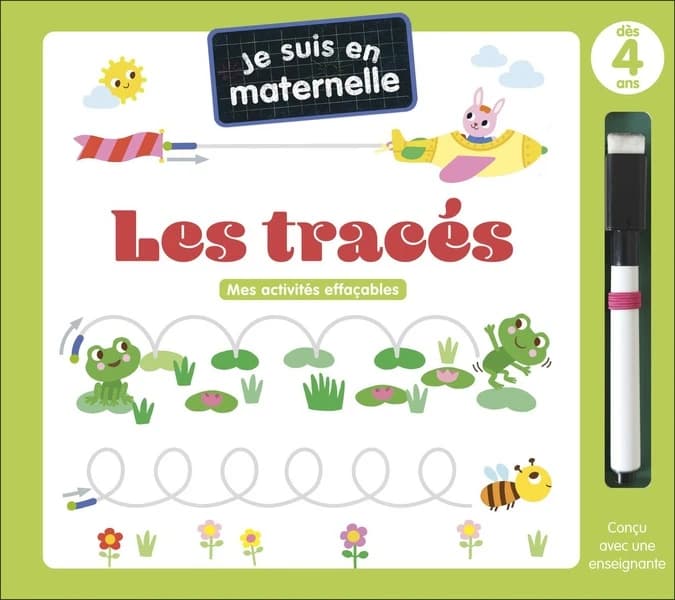 Je suis en maternelle : Les tracés : Mes activités effaçables