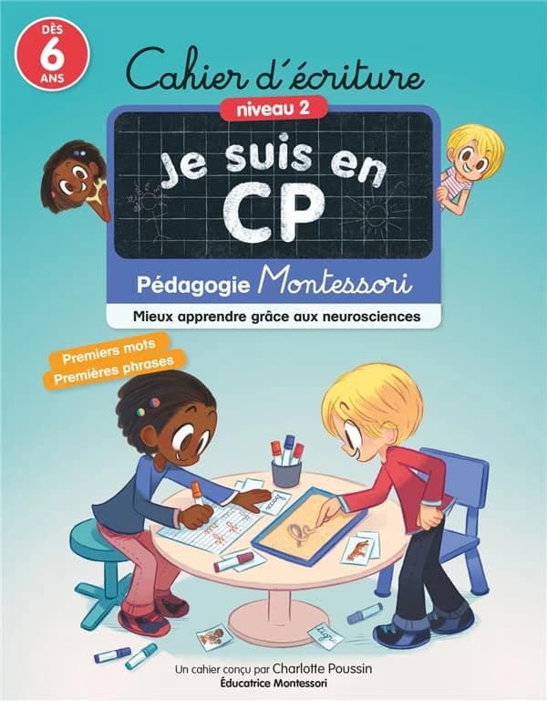 Je suis en CP ; cahier d'écriture niveau 2