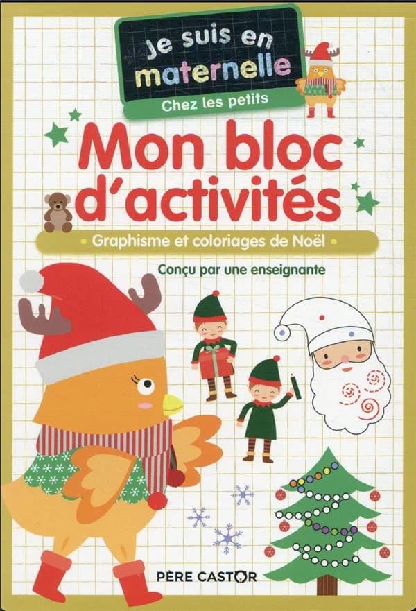 Je suis en maternelle : mon bloc d'activités