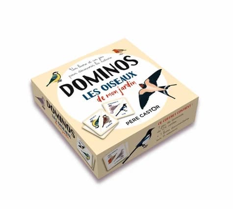 Dominos Les oiseaux de mon jardin. Avec 24 cartes