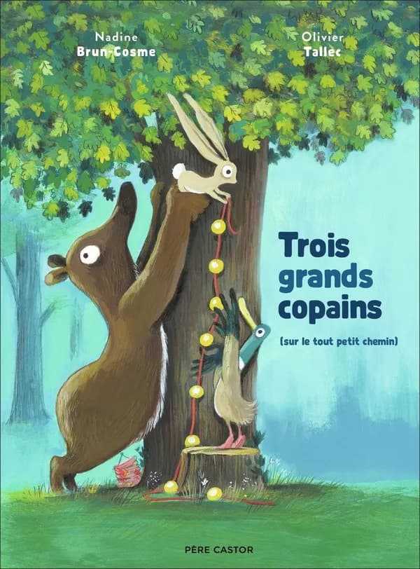 Trois grands copains : sur le tout petit chemin