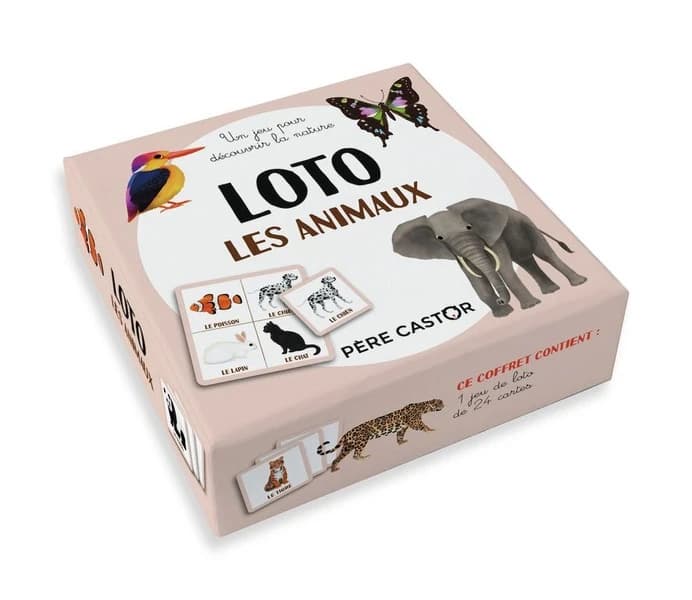 Jeu de loto : les animaux