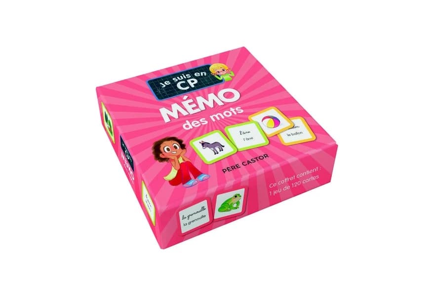 Le mémo des mots : Je suis en CP : à partir de 5 ans : [jeu memory]