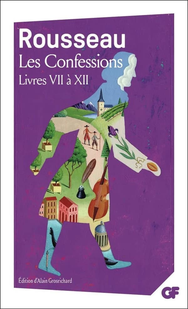 Les confessions. [Seconde partie], Livres VII à XII (Éd. mise à jour) Jean-Jacques Rousseau ; édition établie et présentée par Alain Grosrichard