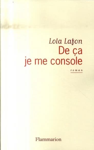 De ça je me console