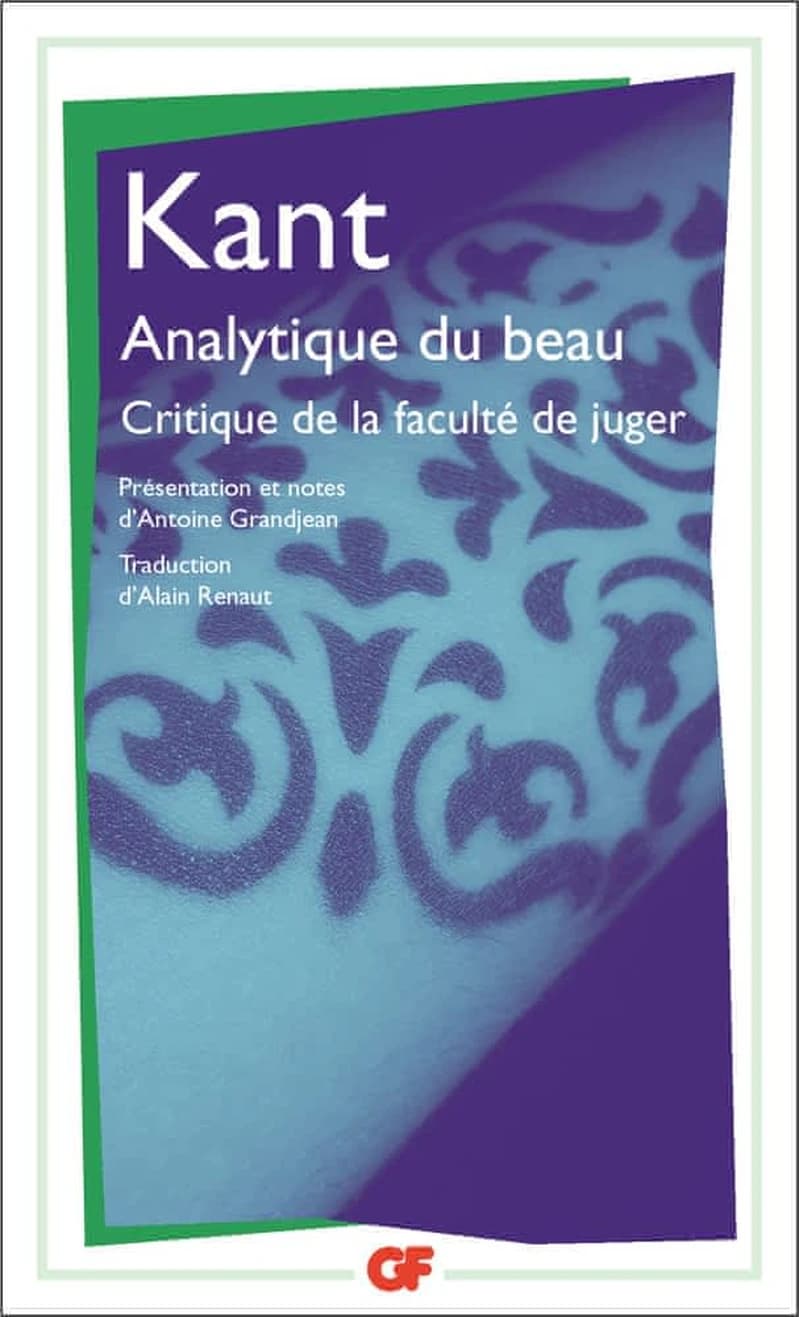 Critique de la faculté de juger. Première section, Analytique de la faculté de juger esthétique. Livre I, Analytique du beau