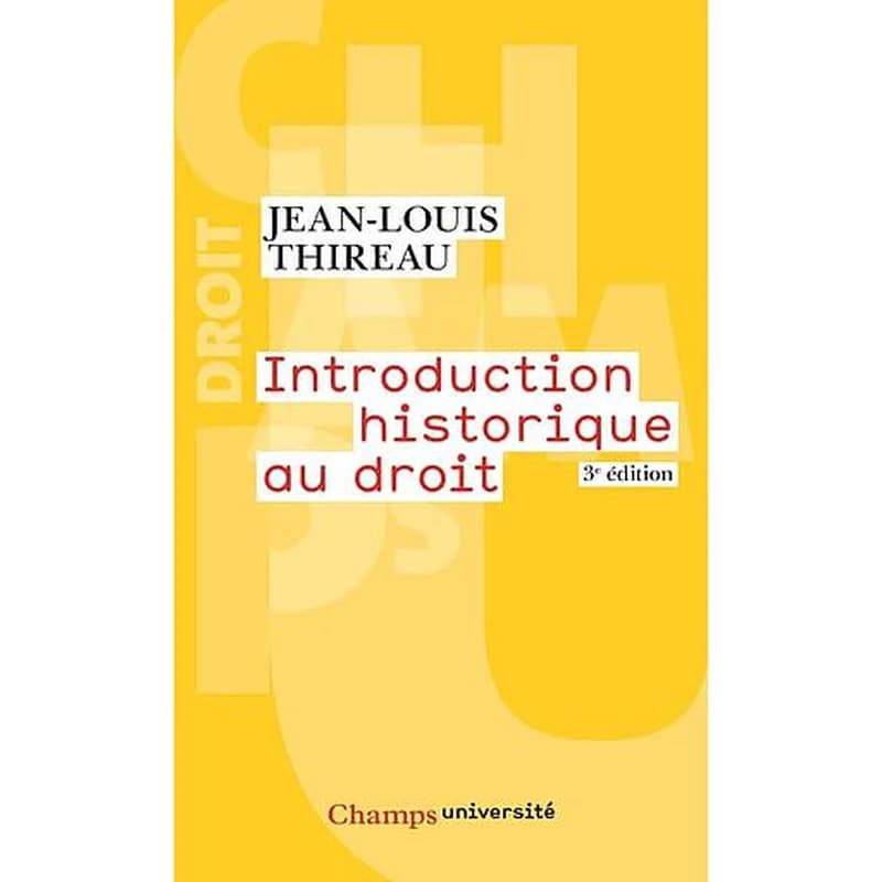 Introduction historique au droit
