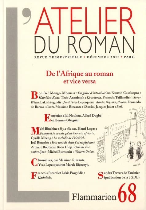REVUE L'ATELIER DU ROMAN n.68