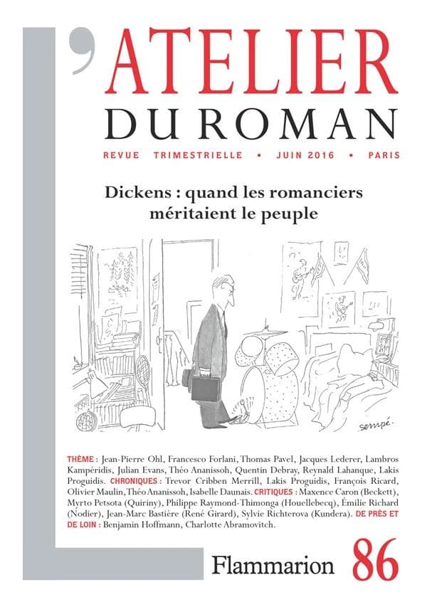 REVUE L'ATELIER DU ROMAN n.86 : Dickens : quand les romanciers méritaient le peuple