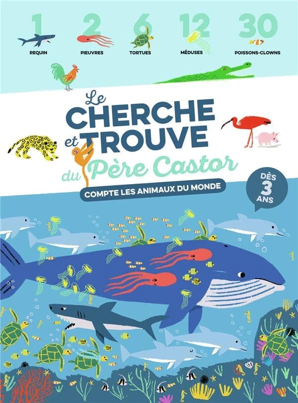 Compte les animaux du monde