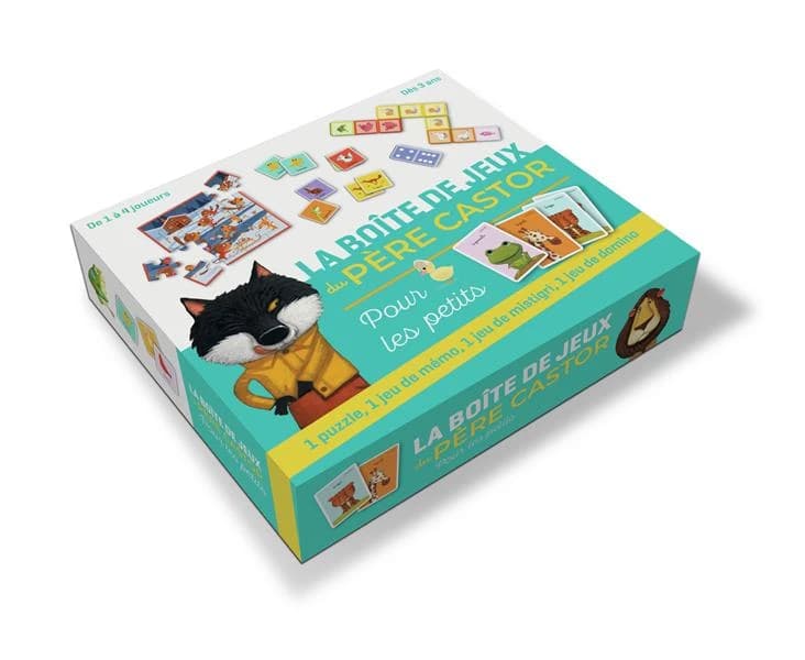 La boite de jeux du pePèe castor pour les petits