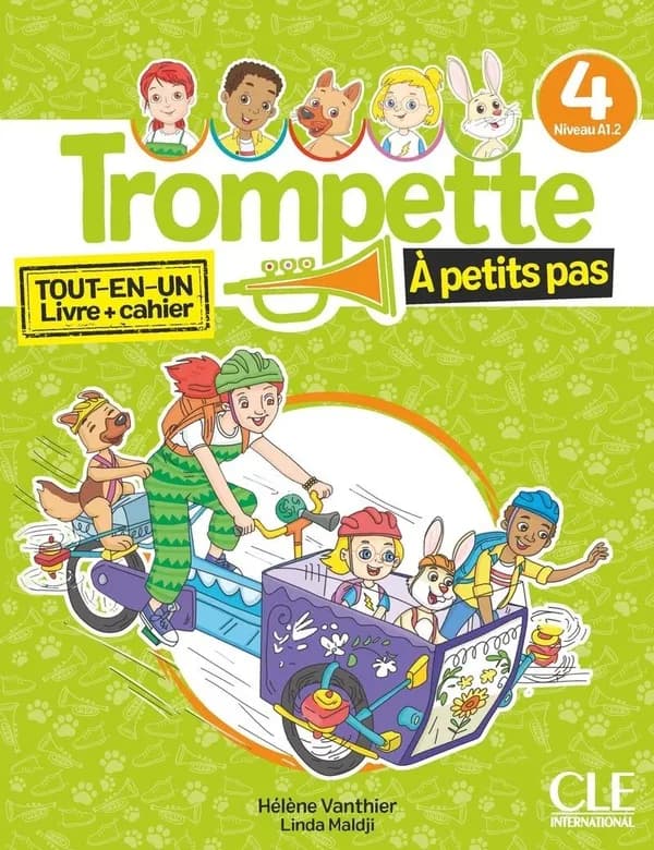 Trompette, méthode de français : Niveau 4 (A1.2) ; Tout-en-un livre + cahier ; À petits pas (édition 2025)