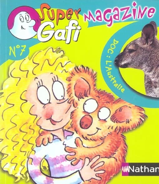 SUPER GAFI ; lectures ; CE1 ; magazine t.7