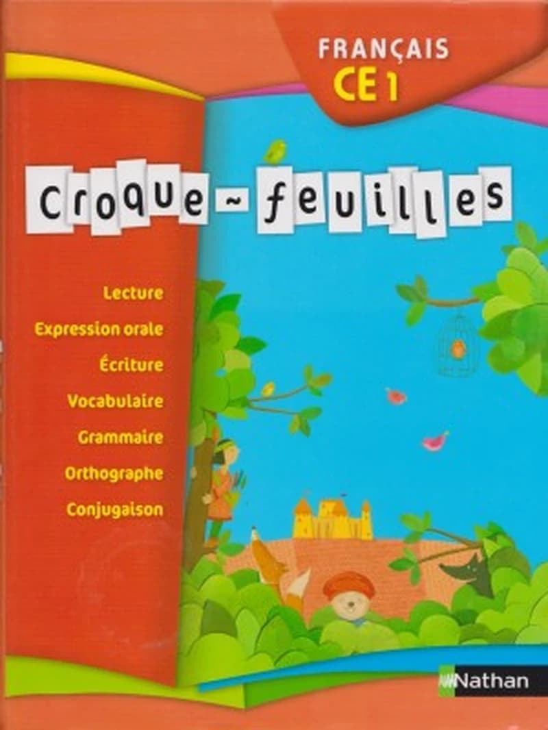 CROQUE-FEUILLES CE1 LIVRE