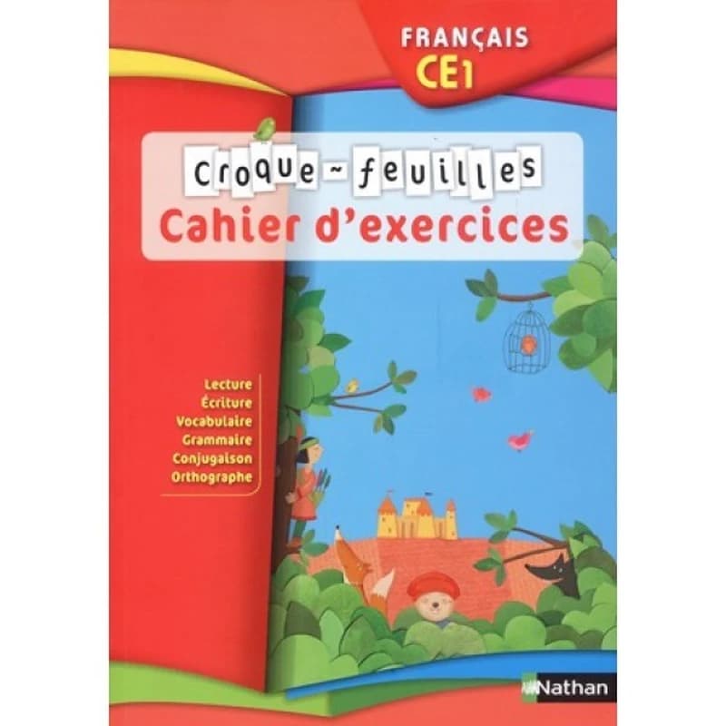 CROQUE-FEUILLES CAHIER D'EXERCICES CE1