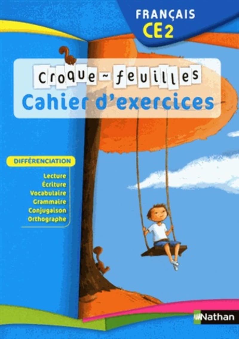 CROQUE-FEUILLES CAHIER D'EXERCICES CE2
