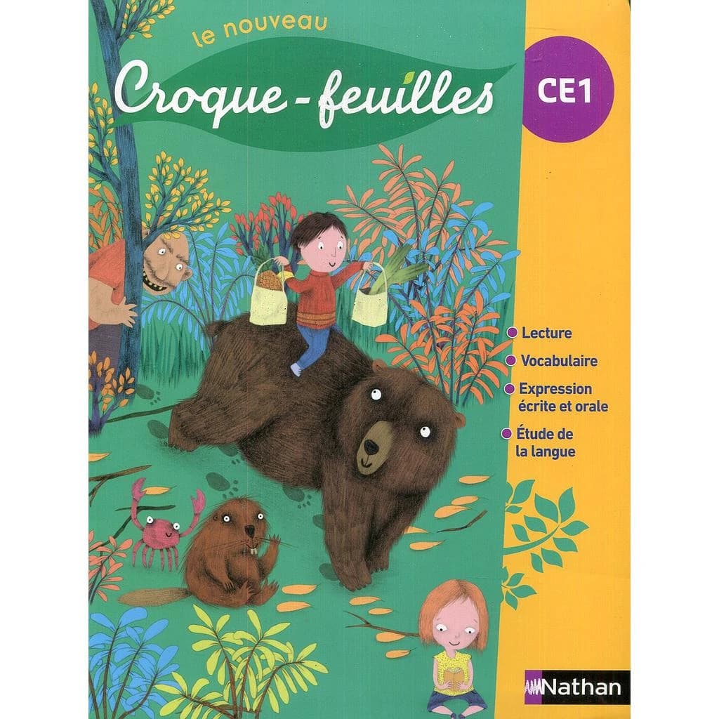 LE NOUVEAU CROQUE - FEUILLES CE1 - 2018 - MANUEL ELEVE