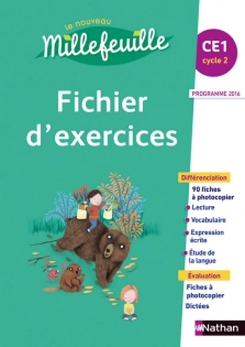 LE NOUVEAU MILLEFEUILLE CE1 - CAHIER D'ACTIVITES (EDITION 2017)