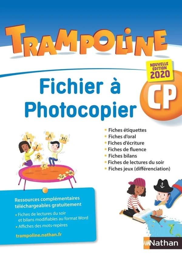 TRAMPOLINE : français ; fichier à photocopier ; CP (édition 2020)