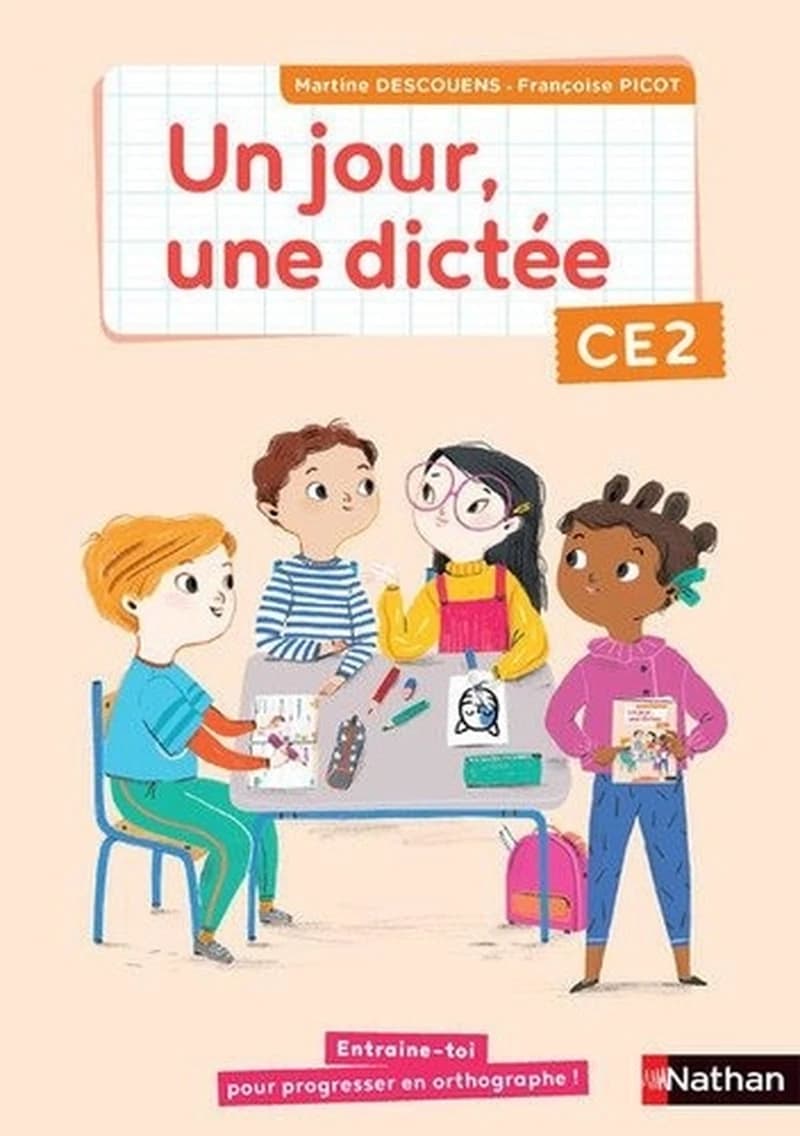 Cahier de dictées ; CE2 ; un jour, une dictée (édition 2020)