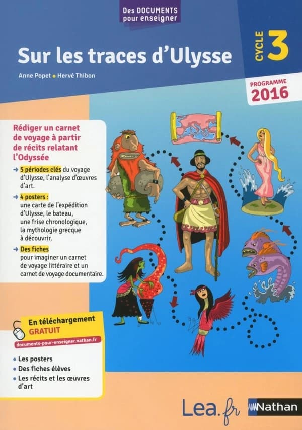 Sur les traces d'Ulysse Cycle 3 : Programme 2016