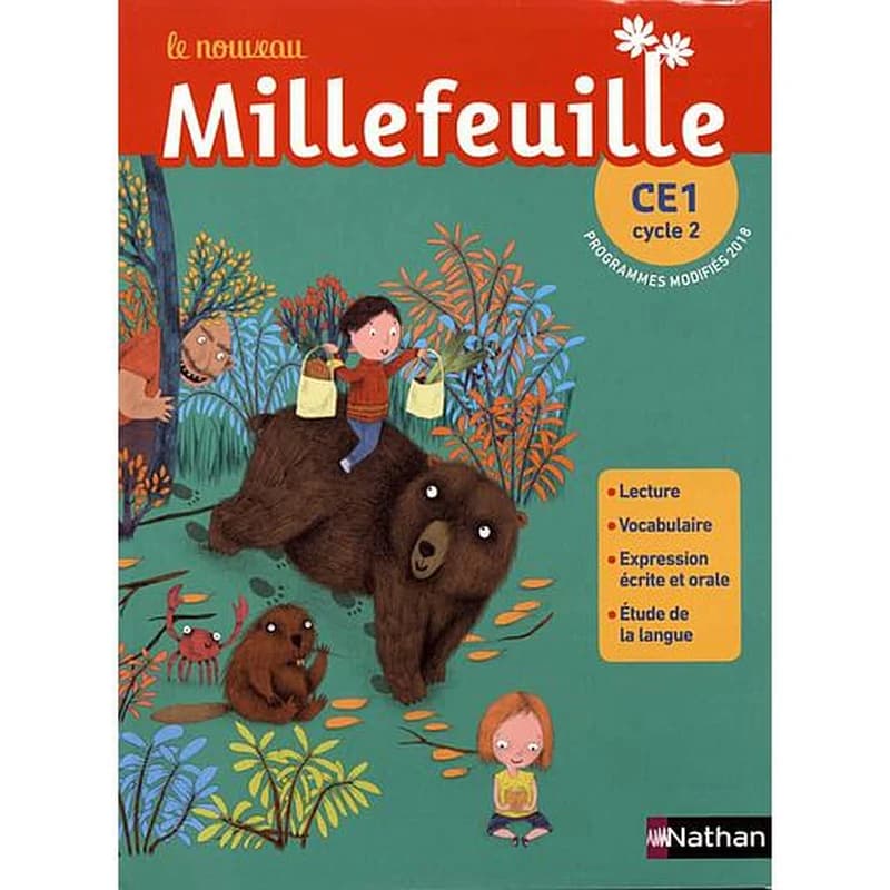 Le nouveau millefeuille : CE1, cycle 2 : programmes modifiés 2018