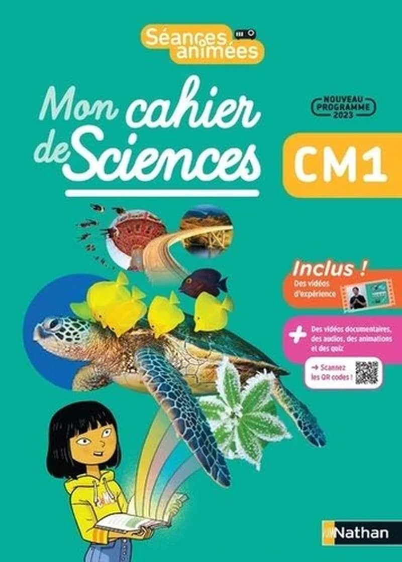 SEANCES ANIMEES - CM1 - MON CAHIER DES SCIENCES