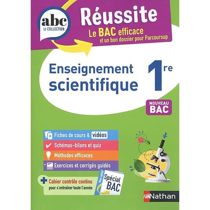 Enseignement scientifique : 1re, nouveau BAC