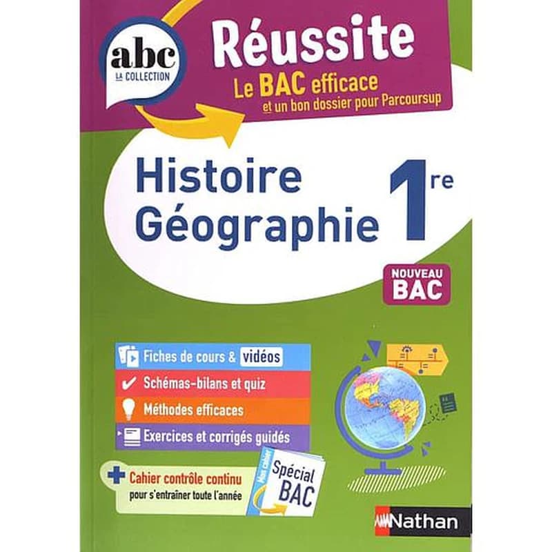 ABC du bac réussite : histoire-géographie : 1re