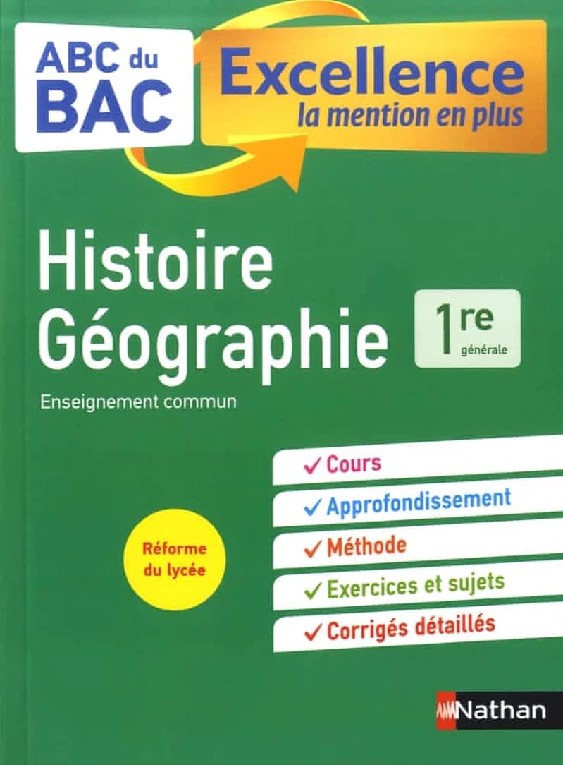 Histoire-géographie : 1re