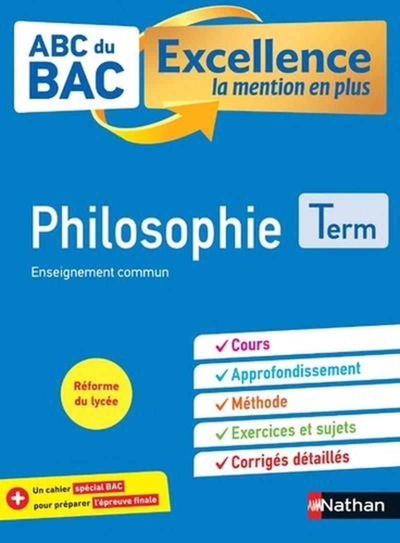 ABC DU BAC EXCELLENCE t.14 : philosophie : terminale (édition 2020)