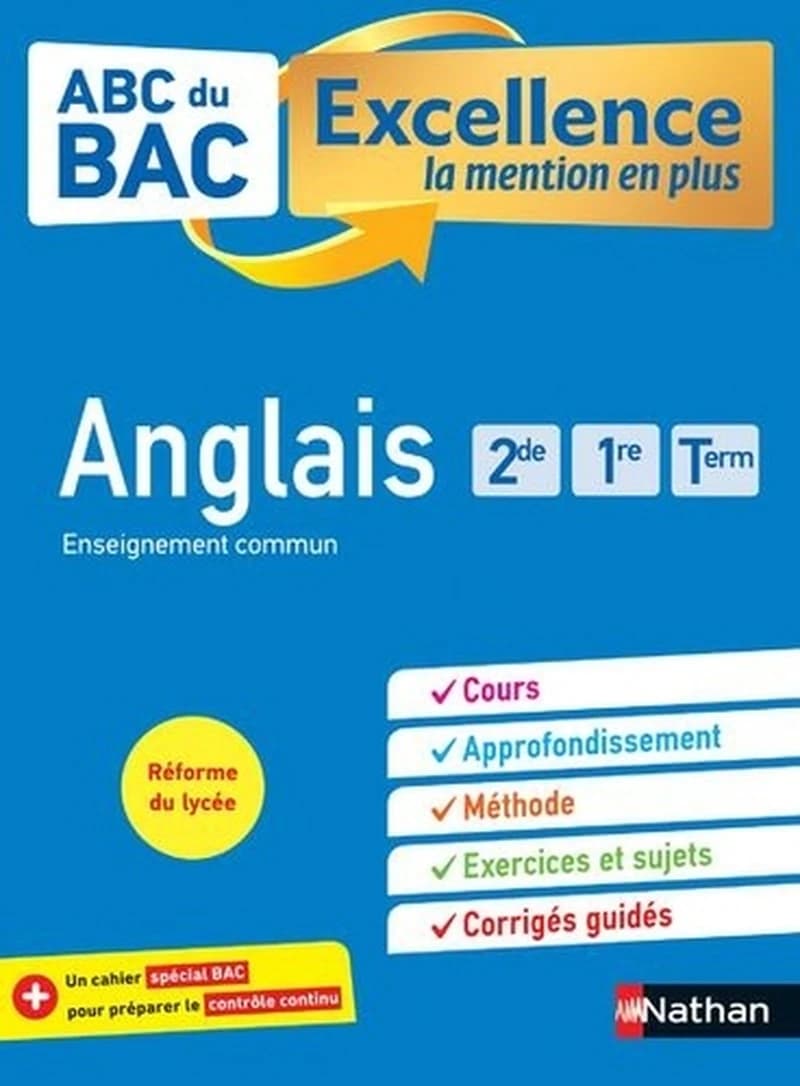 ABC du bac réussite t.52 : anglais ; 2de, 1re, terminale (édition 2020)