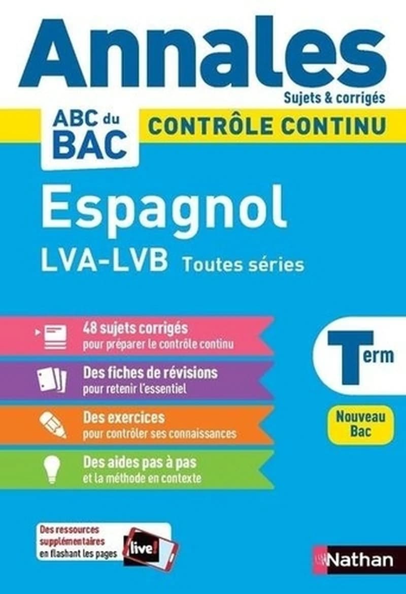 Annales ABC du bac ; sujets & corrigés : espagnol : terminale (édition 2020)
