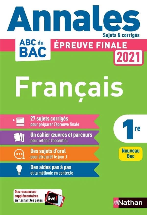 Français 1re : [nouveau bac 2021]