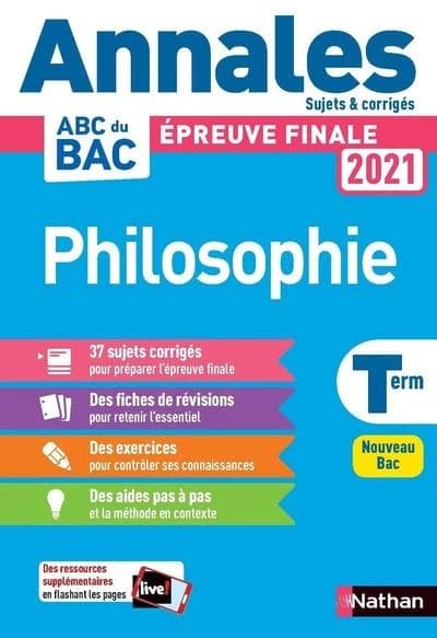Annales ABC du bac ; sujets & corrigés ; philosophie ; terminale (édition 2020)