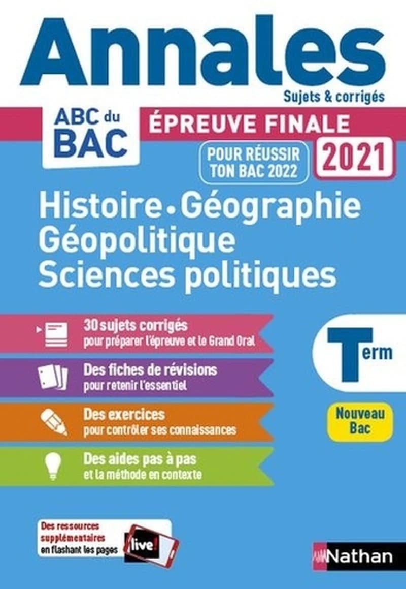 Histoire géographie, géopolitique, sciences politiques terminale : Term.