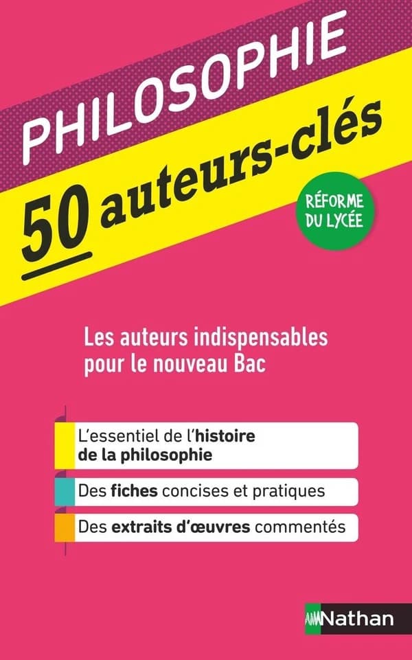 50 auteurs-clés ; philosophie (édition 2020)