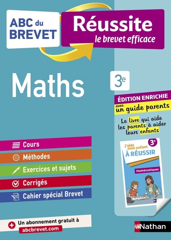 ABC du brevet réussite Tome 134 : mathématiques ; 3e ; réussite famille (édition 2021)