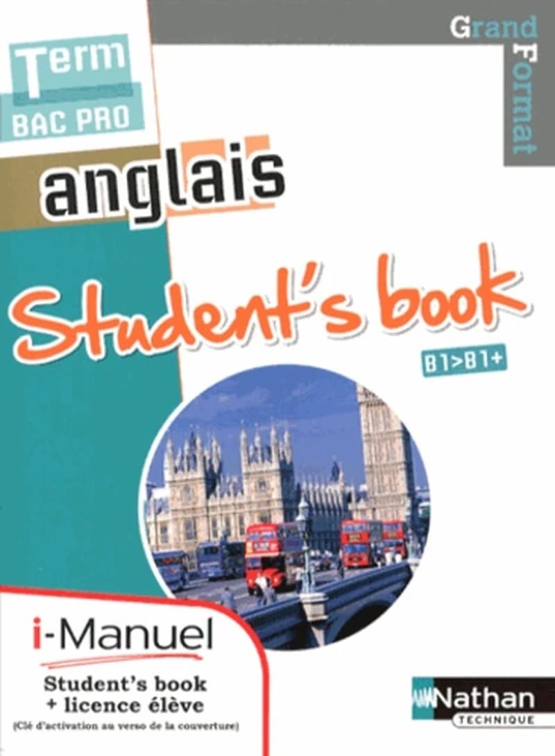 Anglais Tle Bac Pro B1