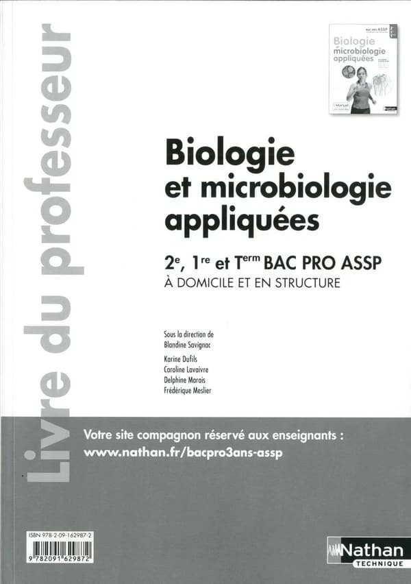 Biologie et microbiologie appliquees