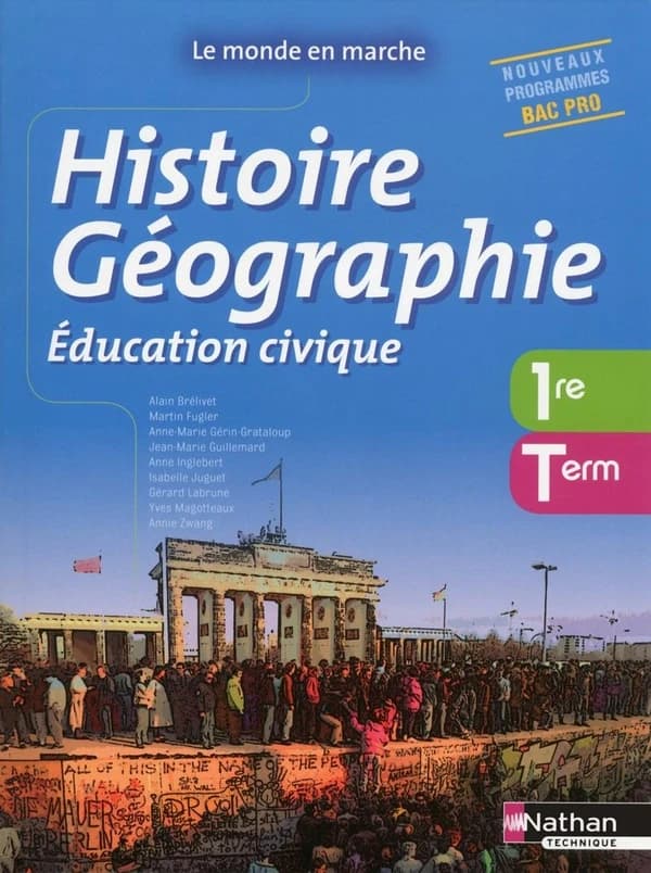 Histoire Géographie 1e Tle Bac Pro