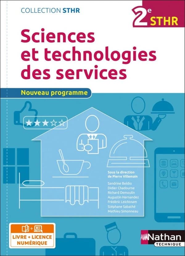 Sciences et technologie des services : 2e STHR, nouveau programme